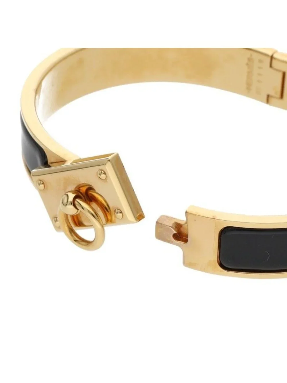 Hermes Clic Anneau Metal Enamel Bracelet